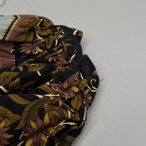 Farm Rio Women’s Flowing Beauty Maxi Dress Size XXS BlueMulti Long Sleeve V-Neck - Picture 3 of 11